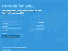 Tablet Screenshot of designershoes.com
